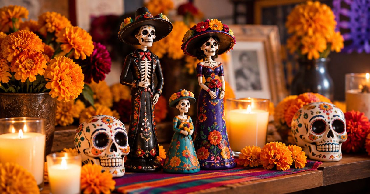 Best day of the dead figurines for altars in 2026