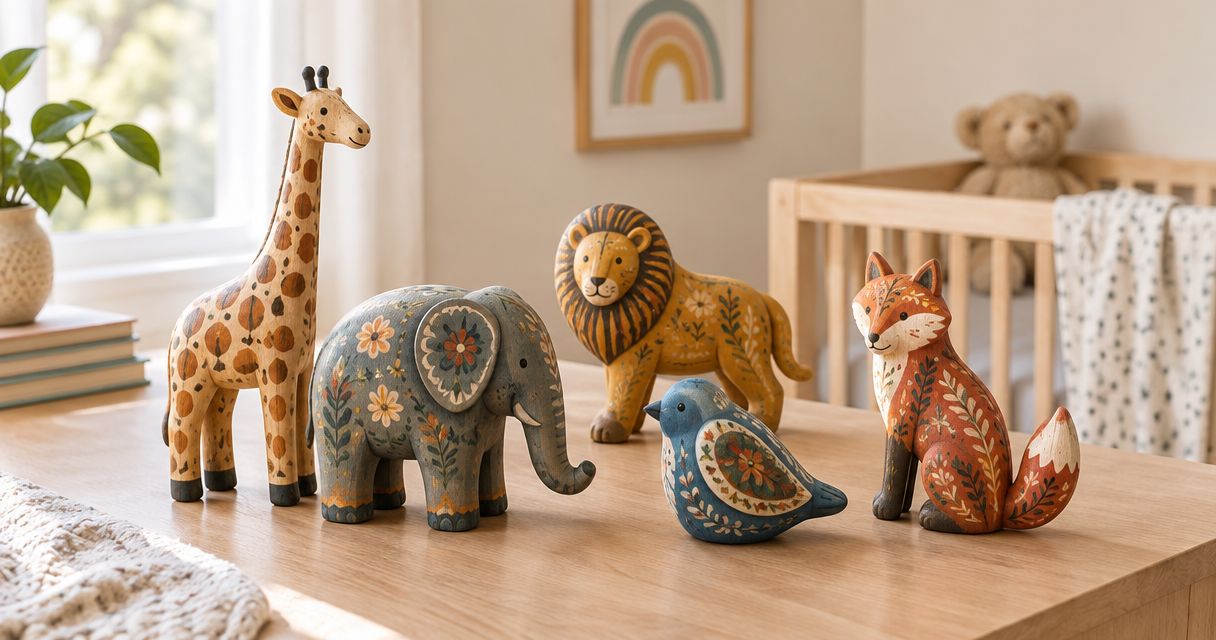 Best folk art animal figurines for nursery decor in 2026