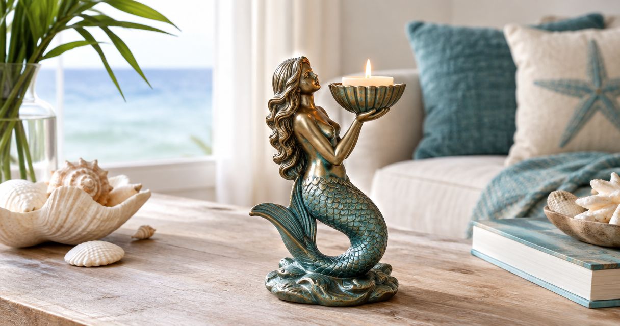 Best mermaid candle holders for beach themed rooms in 2026