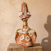 China Oaxaquena con Virgen de Guadalupe