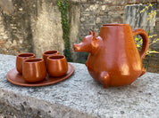 Armadillo Red Clay Tea Set