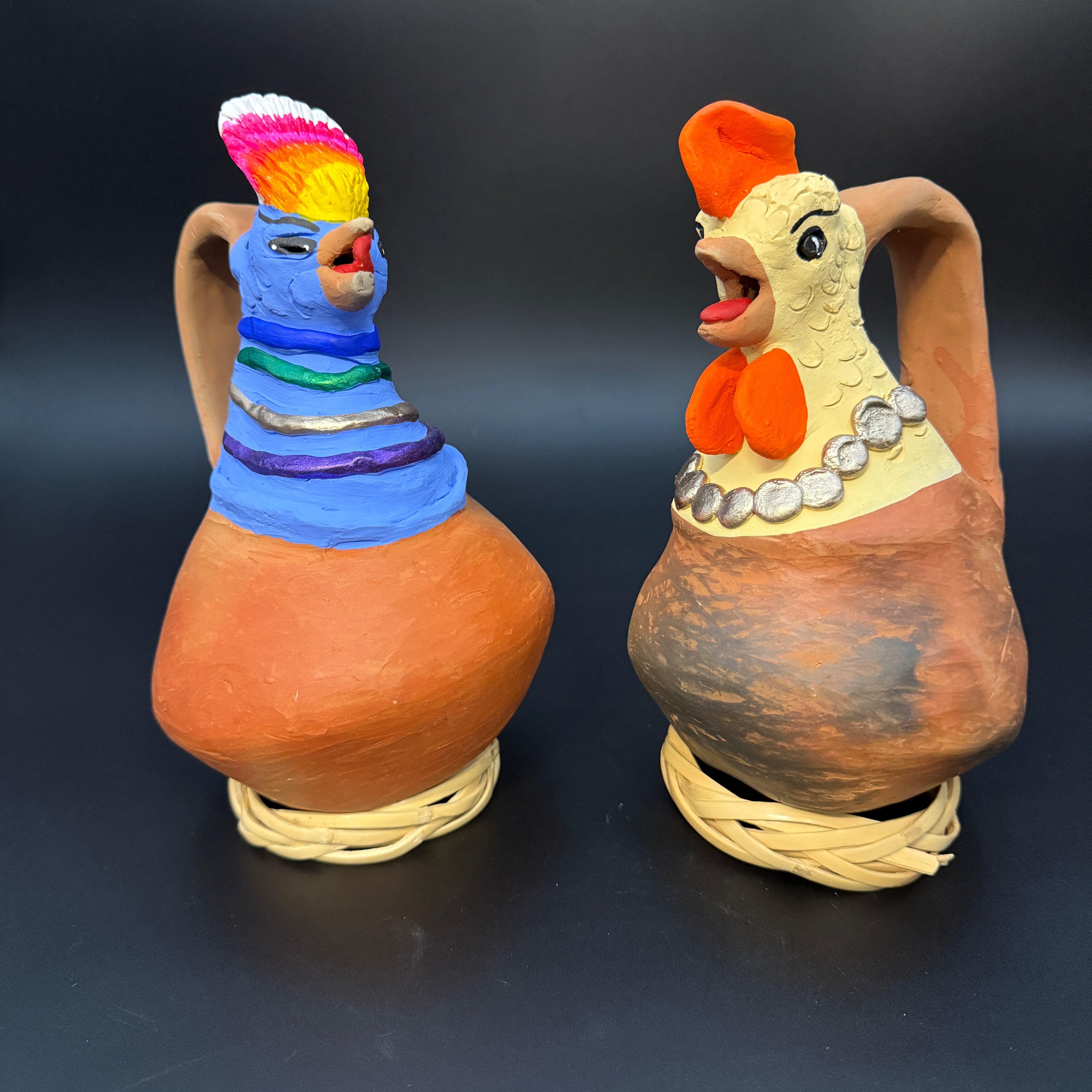 Oaxacan Purple Hen Pitcher (Jarrito)