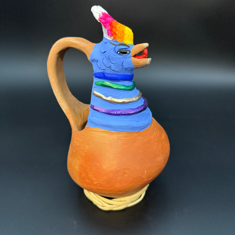 Oaxacan Purple Hen Pitcher (Jarrito)