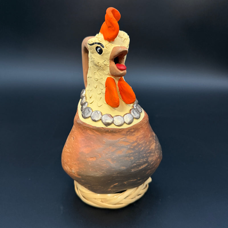 Oaxacan Necklace Hen Pitcher (Jarrito)