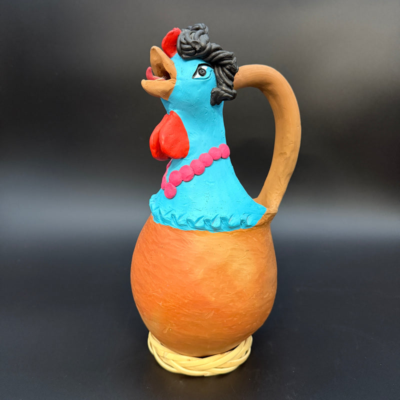 Oaxacan Blue Hen Pitcher (Jarra)