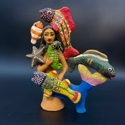 Mermaid with Tropical Fish