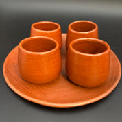 Armadillo Red Clay Tea Set