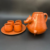 Armadillo Red Clay Tea Set