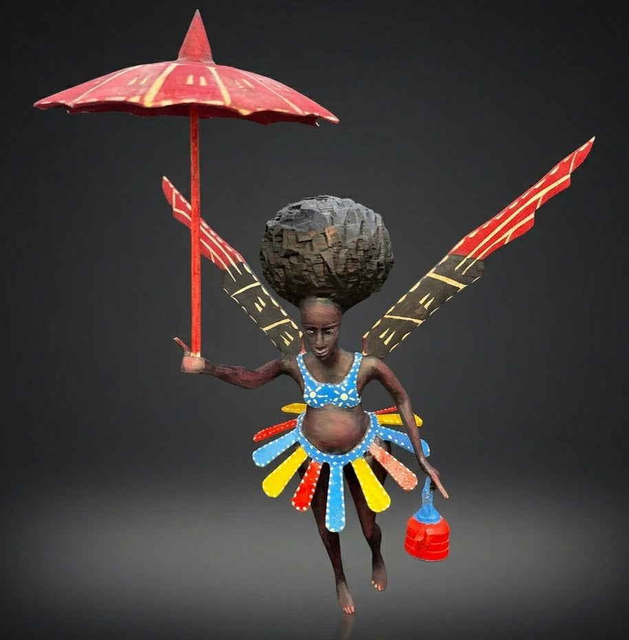 Flying Angel with Teapot